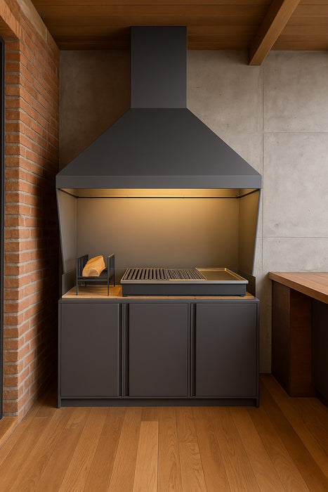 Kit 2 (Campana + Brasero + Parrilla carbón)