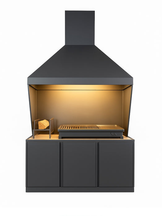 Kit 2 (Campana + Brasero + Parrilla carbón)