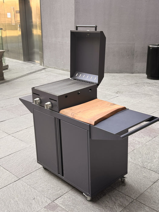 Mueble con Parrilla a Gas Varvacoa 2 quemadores