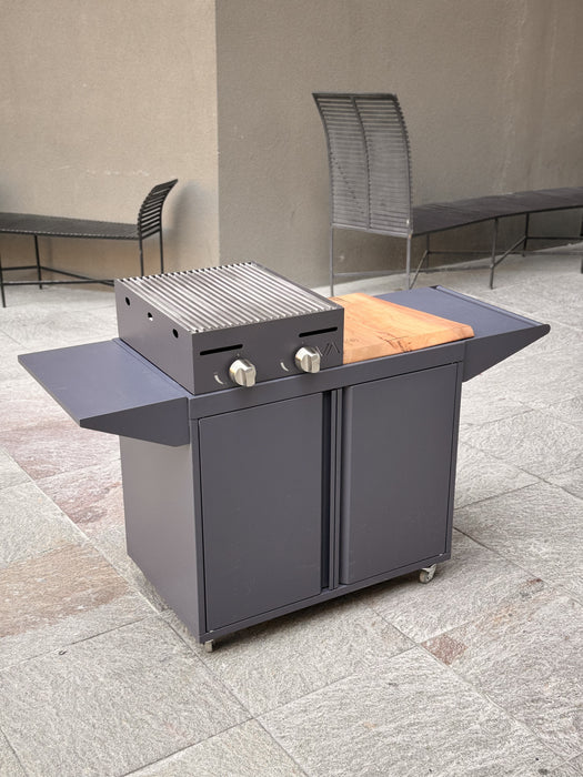 Mueble con Parrilla a Gas Varvacoa 2 quemadores