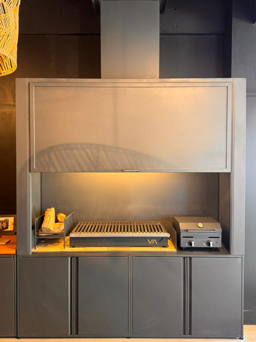 Kit 3 (Campana + Brasero + Parrilla a carbón + Parrilla gas)