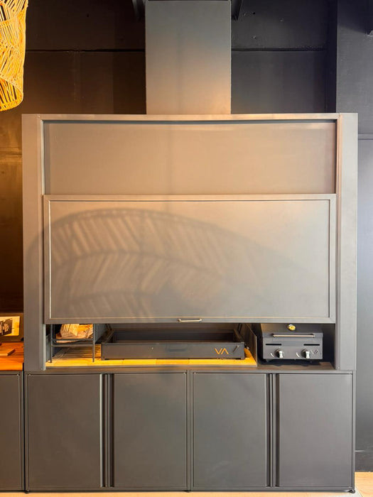 Kit 3 (Campana + Brasero + Parrilla a carbón + Parrilla gas)