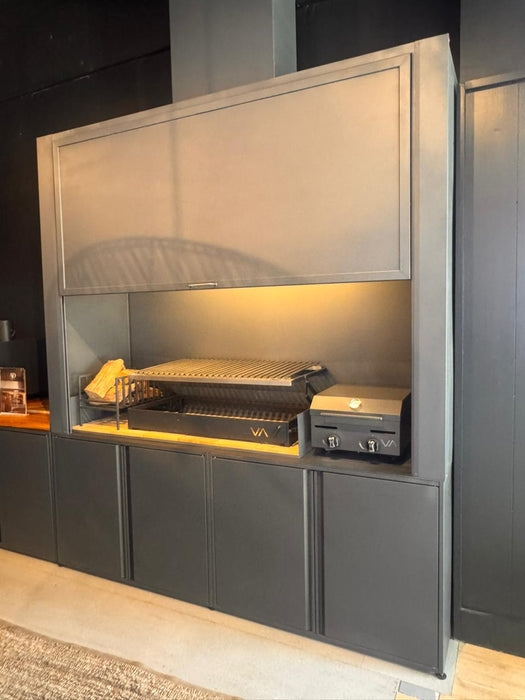 Kit 3 (Campana + Brasero + Parrilla a carbón + Parrilla gas)