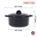 Victoria - Mini Cocotte Hierro Fundido Esmaltado 320ml