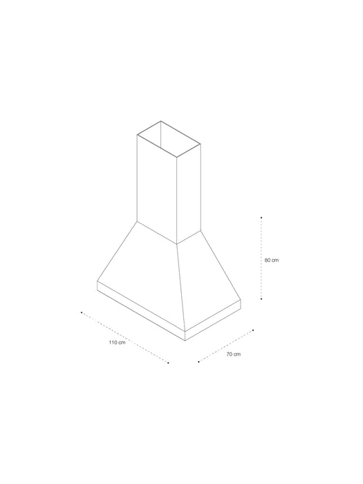Campana Cónica S, 110x70x80