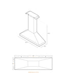 Campana Cónica L, 220x70x80
