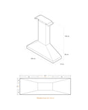 Campana Cónica L, 220x70x80