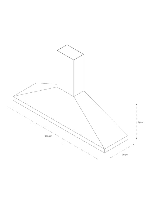 Campana Cónica XL, 275x70x80