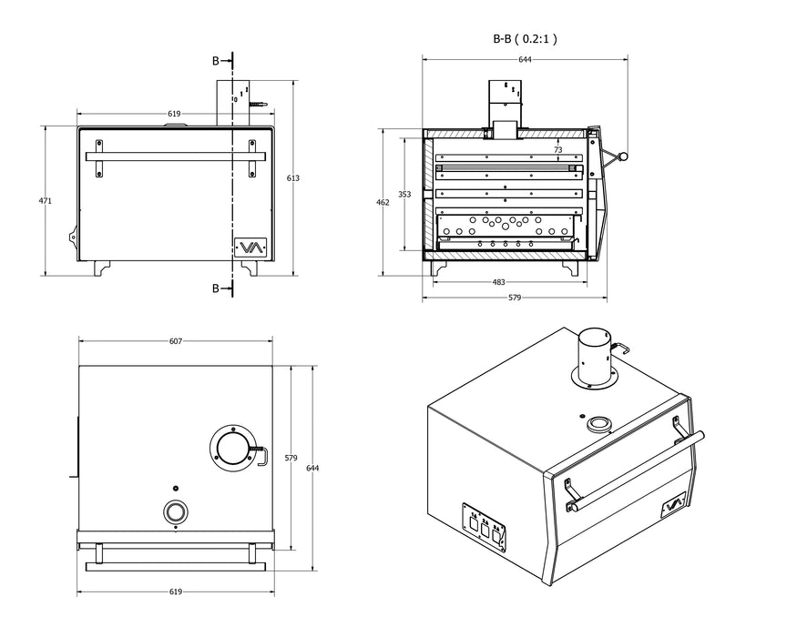 Horno Brasas Varvacoa