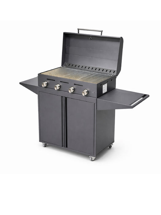 Carro Varvacoa + Parrilla a Gas 4 quemadores