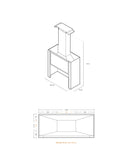 Campana Puerta Guillotina M, 165x70x80 cm