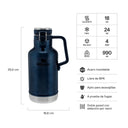 Stanley - Growler Classic AZUL OSCURO | 1.9 lt