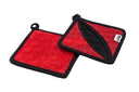 Lodge Cast Iron - Toma Ollas Cuadrado Rojo Silicona