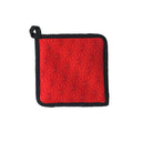 Lodge Cast Iron - Toma Ollas Cuadrado Rojo Silicona